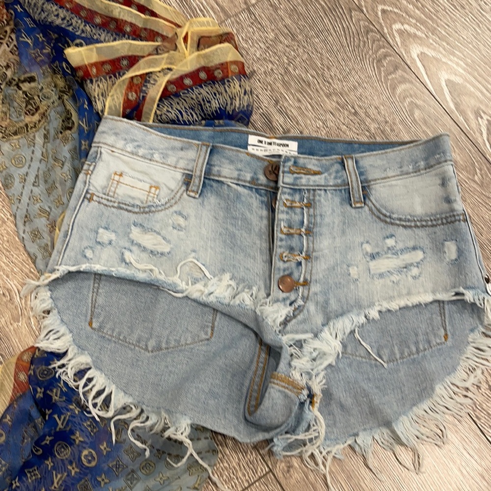 One teaspoon jeans shorts